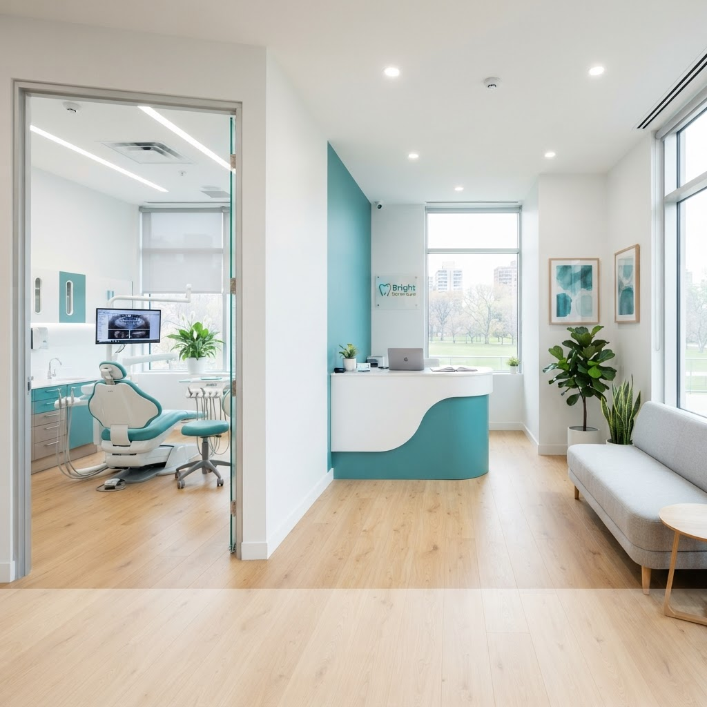 Modern, welcoming interior of the Confident Smile Dental clinic